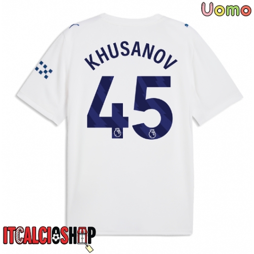 Manchester City Abdukodir Khusanov #45 Terza Maglia 2026-27 Manica Corta